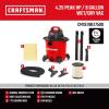 CRAFTSMAN CMXEVBE17590 9 Gallon 4.25 Peak HP Wet Dry Vac, Portable Shop Vacuum Wet and Dry with Filter, Dust Bag, Hose and Attachments for Home, Garage and Automotive Cleaning(9 gallon 4.25 Peak Hp)