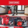 CRAFTSMAN CMXEVBE17594 12 Gallon 6.0 Peak HP Wet Dry Vac, Portable Shop Vacuum Wet and Dry with Filter, Dust Bag, Hose and Attachments for Home Projects & Renovations(20 Gallon 6.5 Peak HP w/Cart)