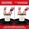 CRAFTSMAN CMXZVBE38754 Genuine General Purpose Wet Dry Vac Replacement Vacuum Filter for Most 5 to 20 Gallon CRAFTSMAN Shop Vacuums, Easy Installation and Traps General Debris(General Purpose)