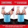 CRAFTSMAN CMXZVBE38754 Genuine General Purpose Wet Dry Vac Replacement Vacuum Filter for Most 5 to 20 Gallon CRAFTSMAN Shop Vacuums, Easy Installation and Traps General Debris(Fine Dust)