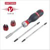 CRAFTSMAN V-SERIES 3 in 1 Ratcheting Screwdriver Set with Assorted Multi-Bits, 18 Piece (CMHT68142V)(3-in-1 Ratcheting Screwdriver Set)
