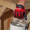 Craftsman Work Gloves, Anti-shock Impact Protection, Adjustable Cuff (2-Pair Pack)