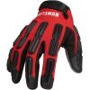 Craftsman Work Gloves, Anti-shock Impact Protection, Adjustable Cuff (2-Pair Pack)