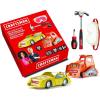 CRAFTSMAN Bundle 4 OK013-CM Sprint Racer Kit, OK017-CM Bulldozer Kit, PH Mini Screwdriver, Hammer, Safety Goggles
