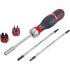 CRAFTSMAN V-SERIES 3 in 1 Ratcheting Screwdriver Set with Assorted Multi-Bits, 18 Piece (CMHT68142V)(3-in-1 Ratcheting Screwdriver Set)