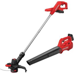 CRAFTSMAN CMCST915C1 V20* Cordless 10 in. WEEDWACKER® String Trimmer and Edger Kit(w/ Blower Kit)
