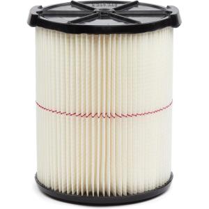 CRAFTSMAN CMXZVBE38754 Genuine General Purpose Wet Dry Vac Replacement Vacuum Filter for Most 5 to 20 Gallon CRAFTSMAN Shop Vacuums, Easy Installation and Traps General Debris(General Purpose)