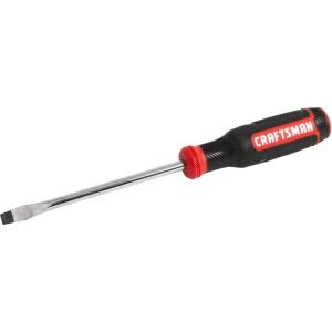 CRAFTSMAN Screwdriver, Slotted, Bi-Material, 5/16 X 6 Inch (CMHT65063N)(1 Count (Pack of 1))