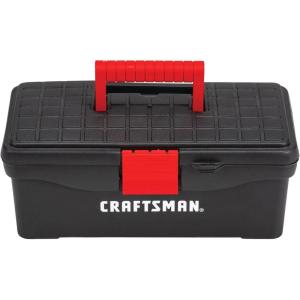 CRAFTSMAN Tool Box, Lockable, 13 in., Red/Black (CMST13004)(1)