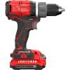 CRAFTSMAN RP+ Cordless Drill/Driver Kit, with 2 Batteries and Charger, Brushless (CMCD713C2)