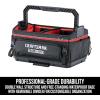 CRAFTSMAN TRADESTACK System Tool Bag, Heavy Duty Open Mouth Tool Tote, Waterproof Hard Bottom, Folding Handle (CMST21451)