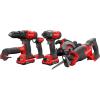 CRAFTSMAN V20 Cordless 6-Tool Combo Kit With Two 2.0 Ah Batteries and Charger (CMCK601D2)