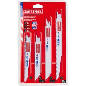 CRAFTSMAN Reciprocating Saw Blades, 9 Piece Kit (2058840)(9-Pieces)