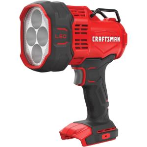 CRAFTSMAN V20 LED Work Light, Cordless Handheld, 140 Lumens, Bare Tool Only (CMCL020B)(Spotlight (Tool Only))