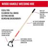 CRAFTSMAN CMXMKIT0040 3-Piece Long Wood Handle Weeding Tool Set with Weeding Hoe, 2-Prong Hoe, and Grass Weed Cutter