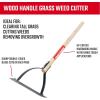 CRAFTSMAN CMXMKIT0040 3-Piece Long Wood Handle Weeding Tool Set with Weeding Hoe, 2-Prong Hoe, and Grass Weed Cutter