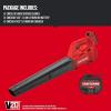 CRAFTSMAN V20 Leaf Blower Cordless with 4.0 Ah Battery and Charger, 90 MPH 200 CFM, Integrated Scraper, Lightweight, Easy Operation Handheld Blowers for Lawn Care (CMCBL710M1)(Cordless 2Ah Battery Kit)