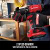 CRAFTSMAN 20V MAX 1/2 Cordless Hammer Drill, Includes 2 Batteries (2 Ah), Charger and Double Ended Bit, Longer Runtime Power Hammer Drill with LED Light (CMCD712D2)(Hammer Drill Kit Only)