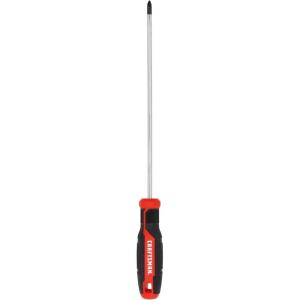 CRAFTSMAN Screwdriver PH2 x 10 in. Extended Reach Phillips Head, Strong Grip Handle (CMHT65153)