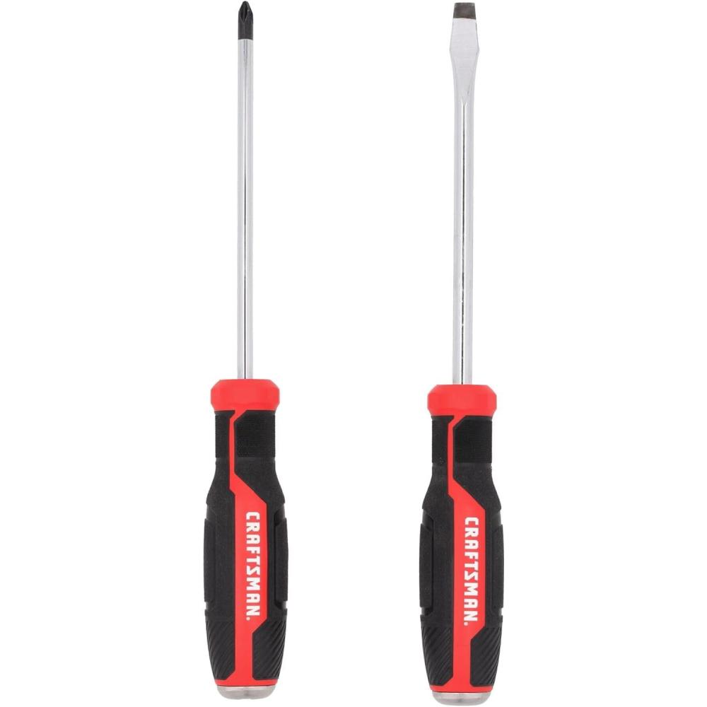 imageCRAFTSMAN Demolition Screwdriver Set 2 PC Heavy Duty Demolition Grade Comfort Grip CMHT65089