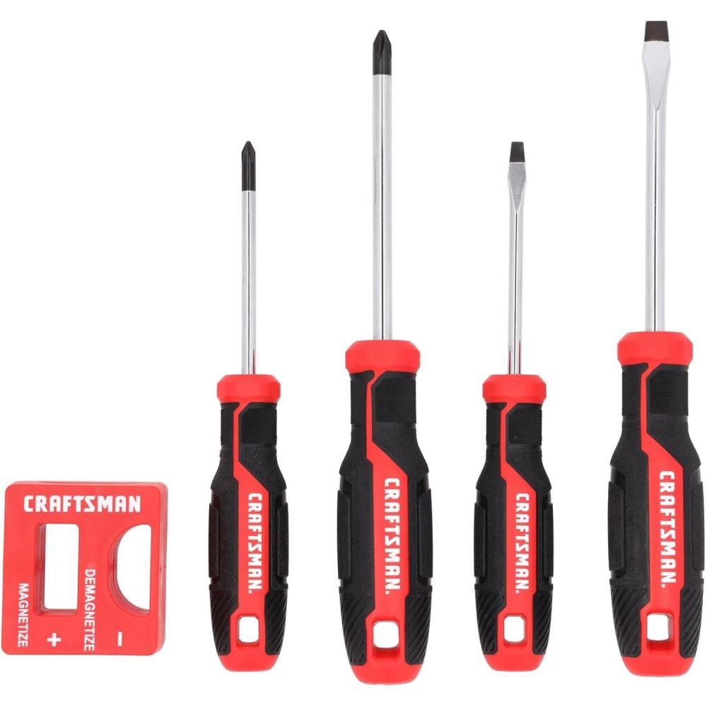 imageCRAFTSMAN Screwdriver Set 5 PC Magnetic Tips Comfort Handle CMHT65136