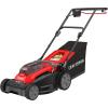 CRAFTSMAN Push Mower 15 in, 2 x 4 Ah V20 Batteries and 2 Chargers Included, Up to 45 Min of Runtime, Lightweight, Easy to Maneuver Electric Lawn Mower Cordless with Grass Bag (CMCMWP120M2)
