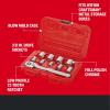 CRAFTSMAN 10 Pc Mechanics Tool Set with 72-tooth Low Profile Ratchet, SAE, 3/8 Inch Drive (CMMT34563)