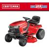 CRAFTSMAN 42″ Gas Riding Lawn Mower with 17.5 HP* Briggs and Stratton Single-Cylinder Engine, Gas Lawn Tractor with 7-Speed Transmission, Red/Black (13AN77XSA93)(42″ Deck Size)