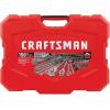 CRAFTSMAN Mechanics Tool Set, 1/4″ & 3/8″ & 1/2″ Drive, SAE/Metric, 121 Piece (CMMT12033)(150 Piece Set)