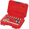CRAFTSMAN Mechanics Tool Set, SAE, 1/4 Inch Drive, 11 Piece (CMMT34870)