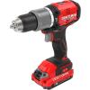 CRAFTSMAN V20 Cordless Hammer Drill Kit, 1/2 inch, 2 Batteries and Charger Included (CMCD732D2)
