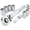 CRAFTSMAN Mechanics Tool Set, Metric, 1/4 Inch Drive, 11 Piece (CMMT34871)(1/4 in (Pack of 6))