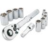 CRAFTSMAN Mechanics Tool Set, SAE, 1/4 Inch Drive, 11 Piece (CMMT34870)
