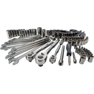 CRAFTSMAN Mechanics Tool Set, 1/4″ & 3/8″ & 1/2″ Drive, SAE/Metric, 121 Piece (CMMT12033)(121 Piece Set)