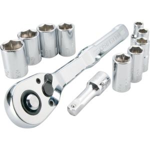 CRAFTSMAN Mechanics Tool Set, Metric, 1/4 Inch Drive, 11 Piece (CMMT34871)(1/4 in)