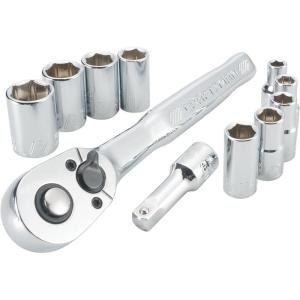 CRAFTSMAN Mechanics Tool Set, Metric, 1/4 Inch Drive, 11 Piece (CMMT34871)(Large)