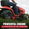 CRAFTSMAN 36″ Gas Riding Lawn Mower with 11.5 HP* Briggs and Stratton Single-Cylinder Engine, Gas Lawn Tractor with 7-Speed Transmission, Red/Black (13AC77XYA93)(42″ Deck Size)