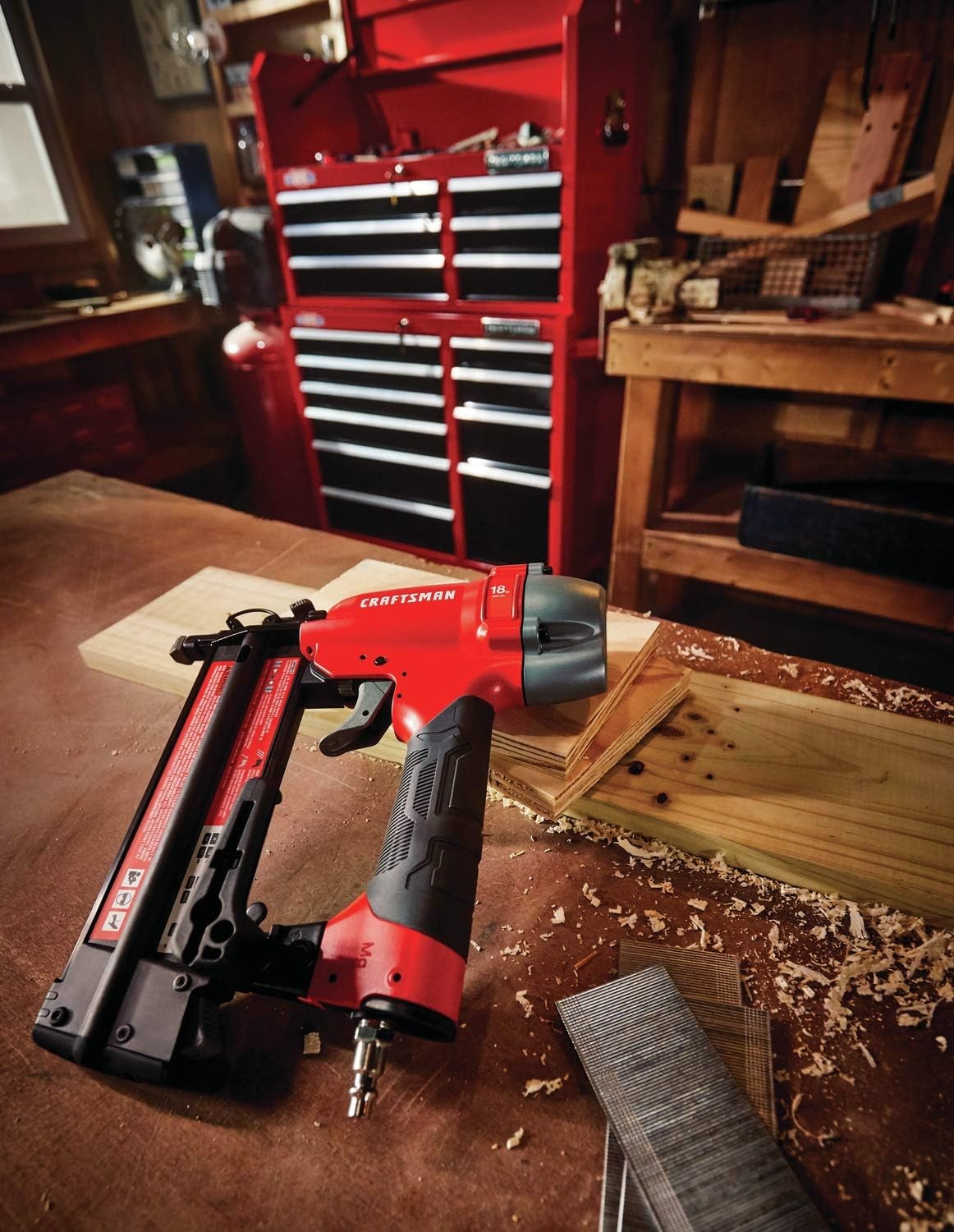 imageCRAFTSMAN Brad Nailer 18GA Pneumatic Nail Gun CMPBN18K18GA Brad Nailer