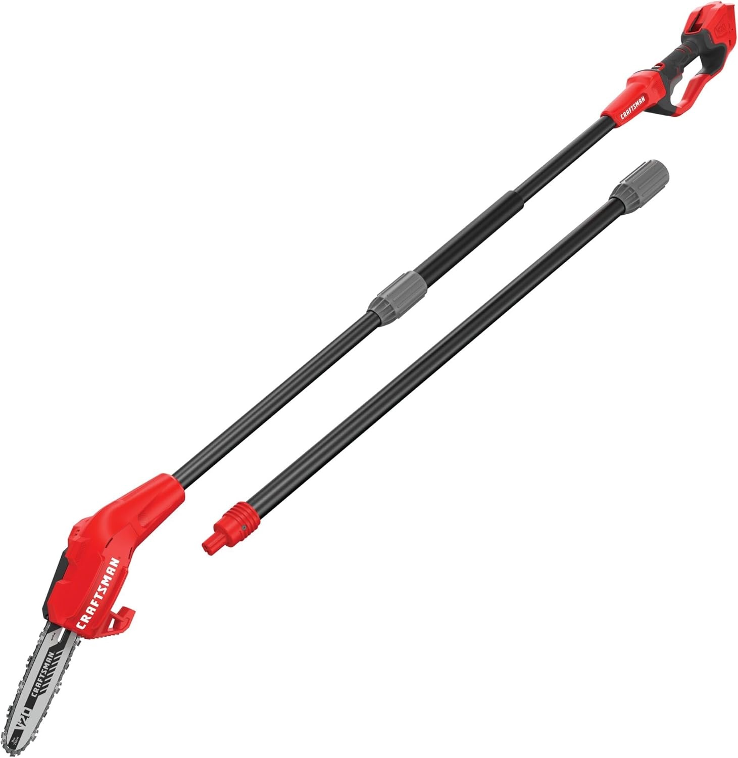 imageCRAFTSMAN Pole Saw Pole Saws for Tree Trimming Cordless V20 ToolOnly Tree Trimmer Up to 14 Ft Extended Reach CMCCSP20BTool Only