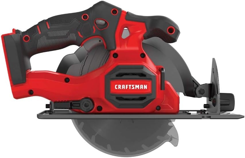 imageCRAFTSMAN V20 Cordless Circular Saw 612 inch Bare Tool Only CMCS500BCircular Saw Only