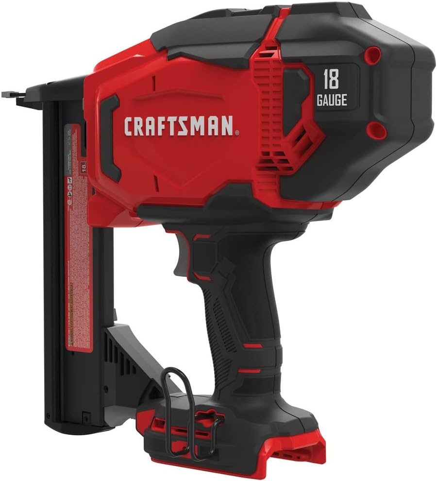 imageCRAFTSMAN V20 Narrow Crown Stapler Cordless 18 Gauge Tool Only CMCN618NB