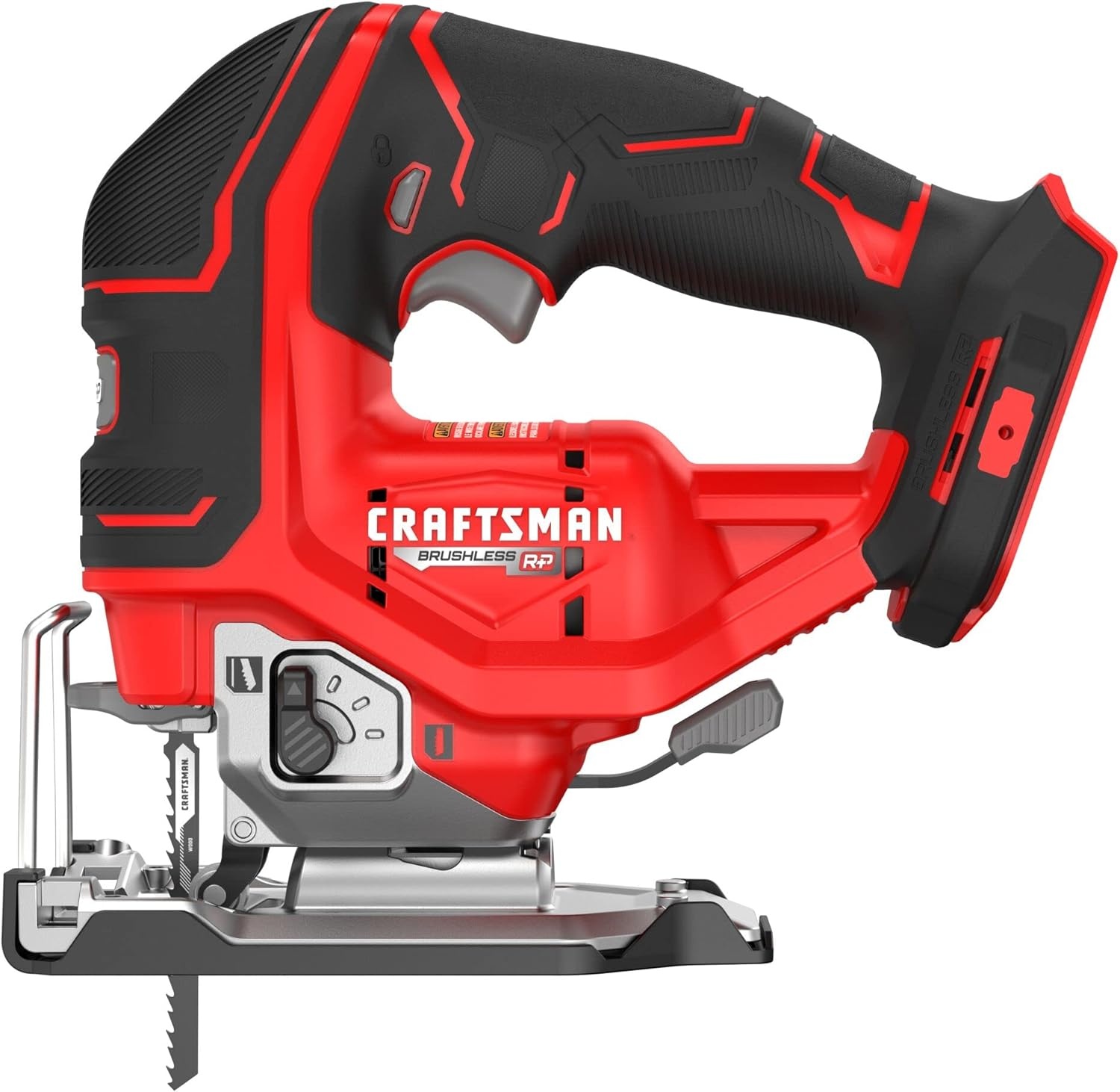 imageCRAFTSMAN V20 RP Cordless Jig Saw 3 Orbital Settings Up to 3200 SPM Variable Speed Keyless Bare Tool Only CMCS650B