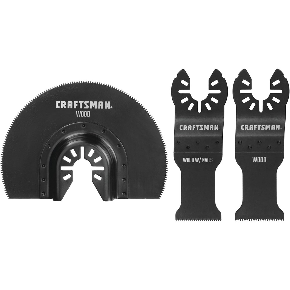 imageCRAFTSMAN BiMetal Oscillating Tool Blade for Wood and Metal 3 Pack CMAO552