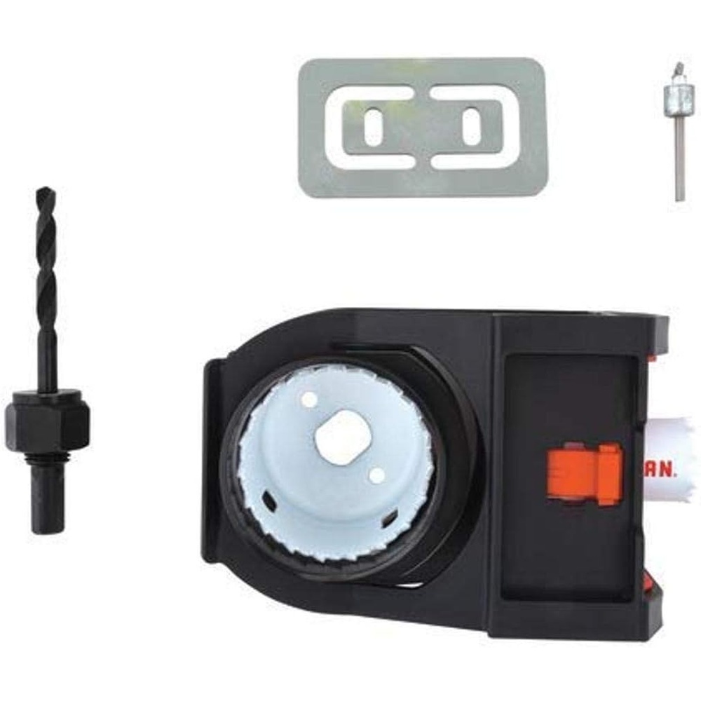 imageCRAFTSMAN Hole Saw Kit BiMetal Door Lock Installation Kit for Wood and Metal Doors CMAH1MDLWood Door