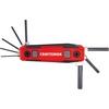 CRAFTSMAN Hex Key Set, MM, Folding Locking 8 Piece (CMHT26024)((Pack of 1))