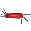 CRAFTSMAN Hex Key Set, SAE, Folding Locking 8 Piece (CMHT26025)((Pack of 1))