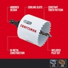 CRAFTSMAN Hole Saw Kit, Bi-Metal Set, 7Piece (CMAH1SET7)(7-Pieces)