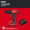 CRAFTSMAN V20 1/2 in Cordless Drill Set With 2.0 Ah Battery, Charger and Double Ended Bit, LED Light, Long Runtime, Ergonomic Power Drill Driver (CMCD702D1)(20V MAX Drill Kit)