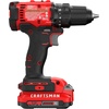 CRAFTSMAN V20 1/2 in Cordless Drill Set With 2.0 Ah Battery, Charger and Double Ended Bit, LED Light, Long Runtime, Ergonomic Power Drill Driver (CMCD702D1)(NEW 20V MAX Drill Kit)
