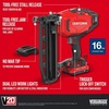 CRAFTSMAN V20 Cordless Finish Nailer Kit, Nail Gun, 16GA, 2-1/2 Nails, Battery and Charger Included (CMCN616C1)(Nailer Kit Only)